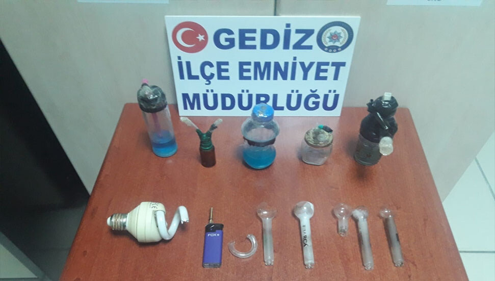 Gediz'de uyuşturucu operasyonunda 6 şüpheli yakalandı